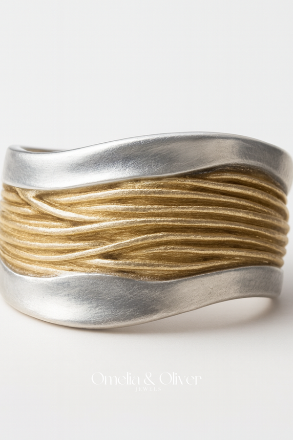 Golden Threads Omelette Ring