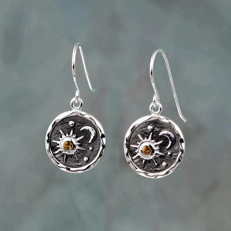 Bohemian Sun & Moon Earrings