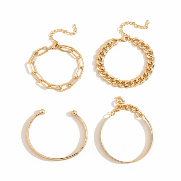 Elan - Collection of Gold Bracelets