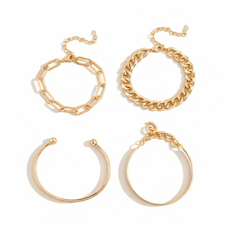 Elan - Collection of Gold Bracelets