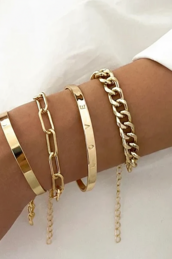 Elan - Collection of Gold Bracelets