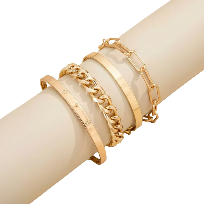 Elan - Collection of Gold Bracelets