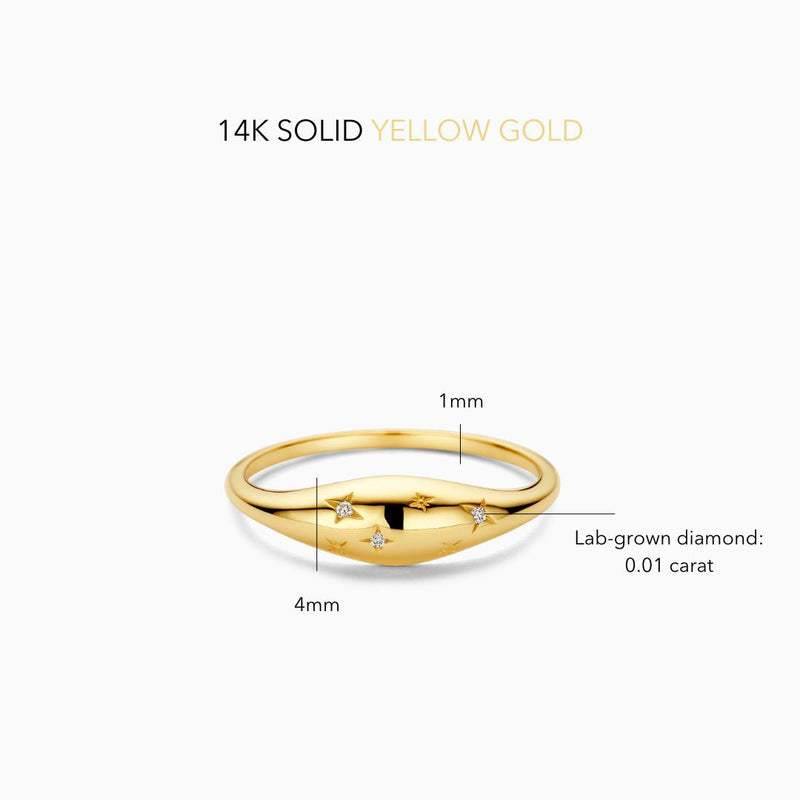 Dome - Gold Ring