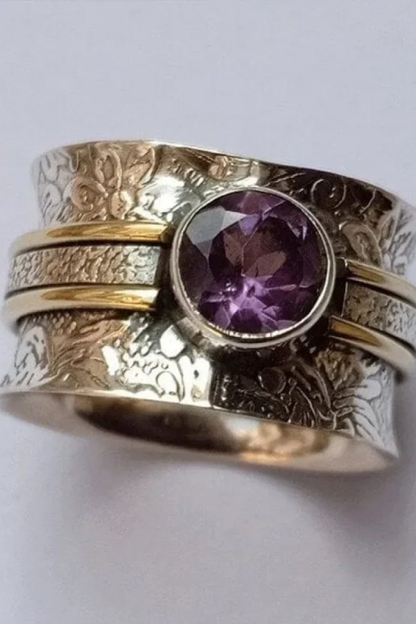 Bohemian Crystal Meditation Ring