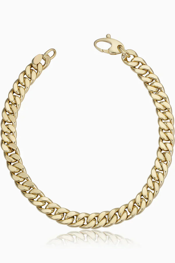 Gold Cuban Link Bracelet