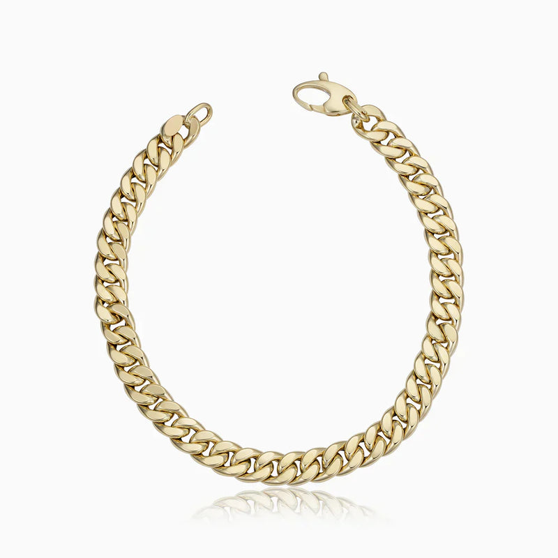Gold Cuban Link Bracelet