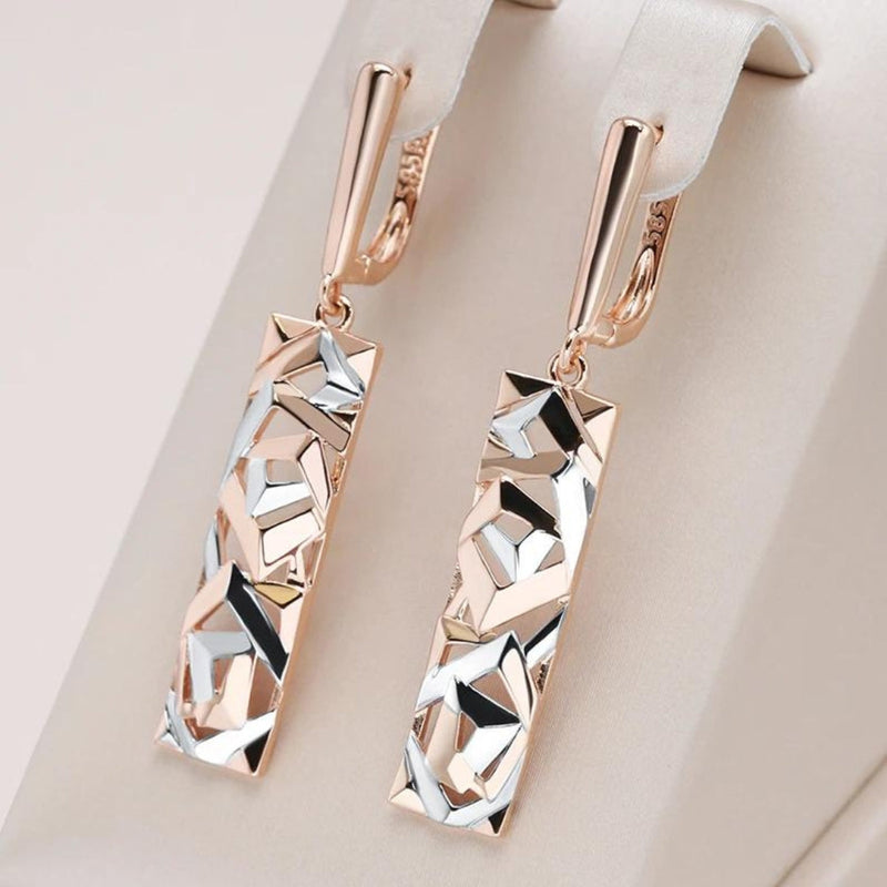 Chic - Women's Gold and Silver Earrings