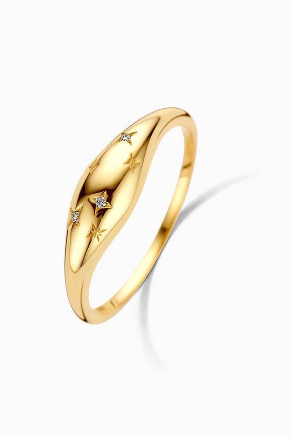Dome - Gold Ring