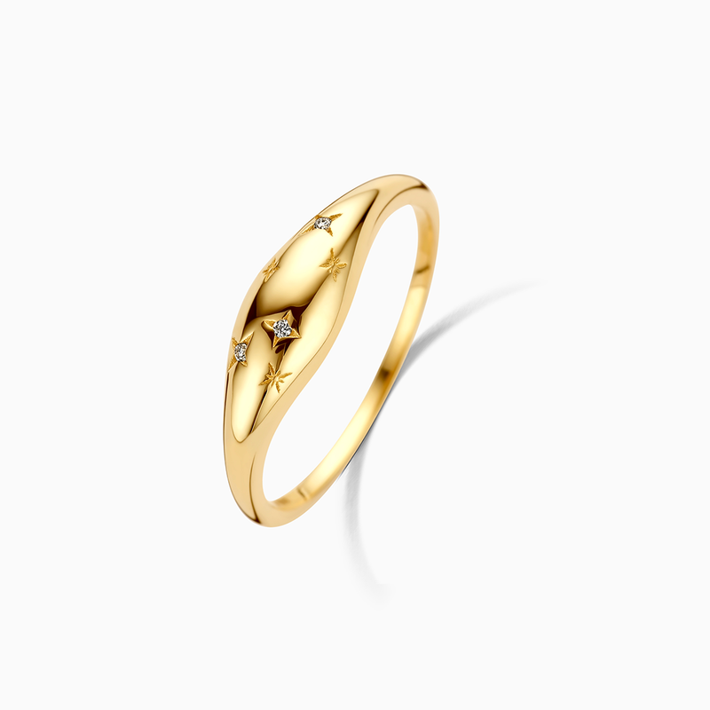 Dome - Gold Ring