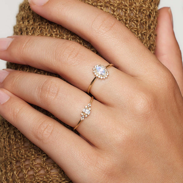 Muse - 14K Gold Moon Ring