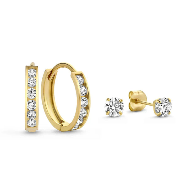 Brillane - 14K Gold Earring Collection