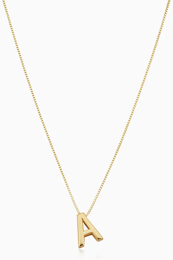 LoveNote - 18K Gold Initial Necklace