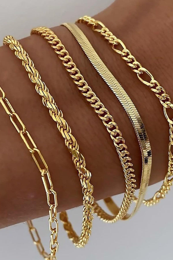 Ellis - 16K Gold Bracelet Collection