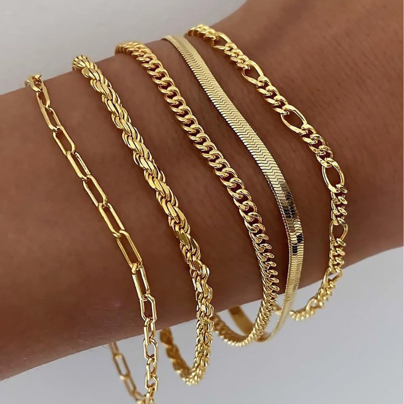 Ellis - 16K Gold Bracelet Collection