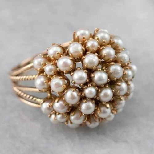 Bush - Pearl-Enhanced Ring
